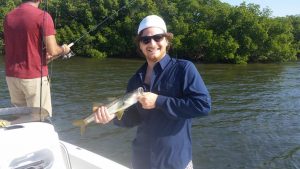 Jose finally caught a snook