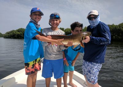 Catching Redfish in Tampa Bay